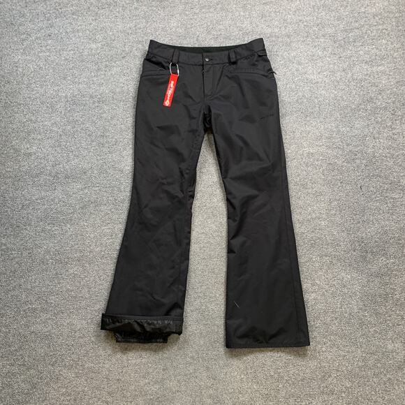 Volcom Snowboarding Pants Womens L Large Black Species Stretch Ski Zip Tech 10k - Picture 2 of 15